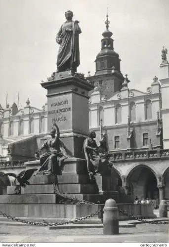 A5705 Poland Krakow Sukiennic and Adama Mickiewicza pomnik