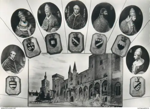 A5705 France Avignon (Vaucluse) Les Papes & le Palais multi view souvenir