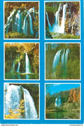 A5714 Croatia Pltvicka Jezera National Park waterfall multi view
