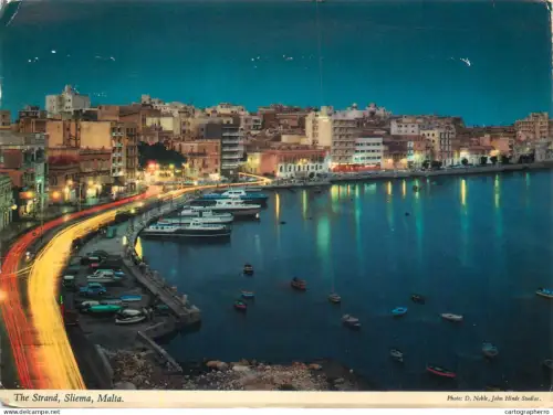 A5713 Malta Sliema night view