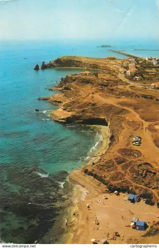 A5713 France Cap d'Agde coastal scenery aerial view