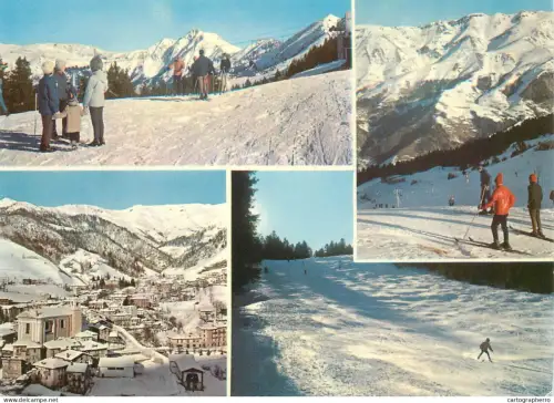 A5713 Italy Collio and Monte Pezzeda wintersports types and scenes multi view