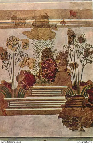 A5712 Greece Frescoe of lillies