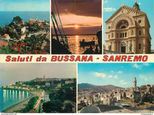 A5712 Italy saluti da Bussana Sanremo multi view