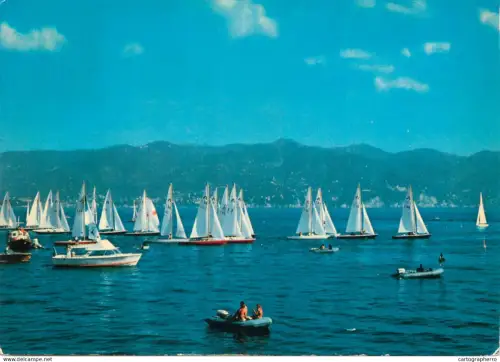 A5712 Italy Rapallo Tigullio bay veiled boats race