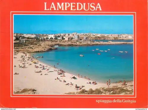 A5712 Italy Lampedus spiaggia della Guitgia