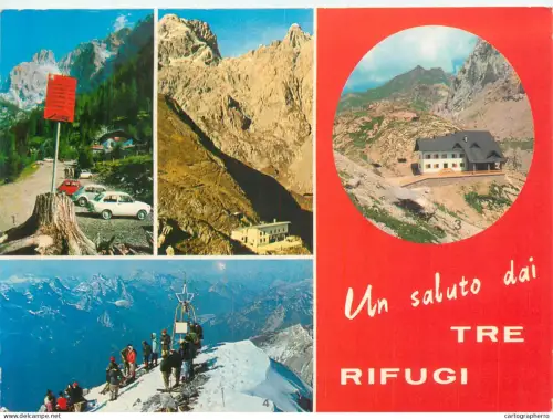 A5712 Italy Monte Coglians Passo Volaia tre rifugi multi view