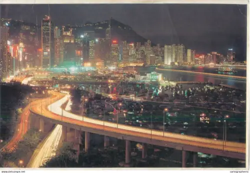 A5711 Hong Kong Victoria nocturnal aspect