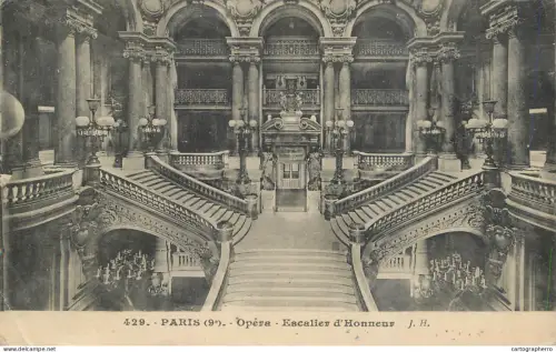 A6187 Paris Opera Escalier cpa