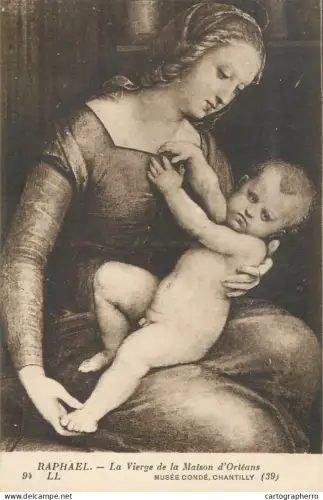 A6187 la Vierge de la Maison d`Orleans - Raphael