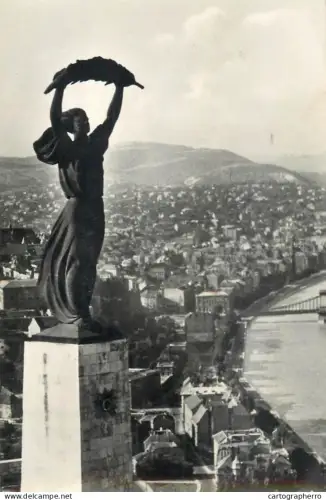 A6187 Hungary Budapest panorama postcard 1960s