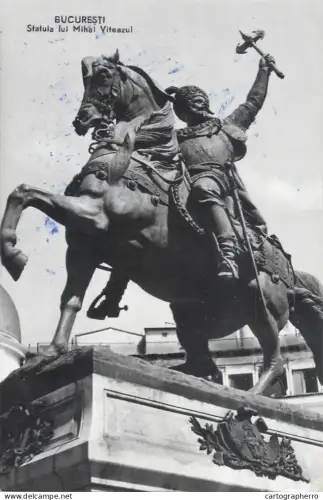 A6189 Romania Bucuresti Bucharest statuia Mihai Viteazul