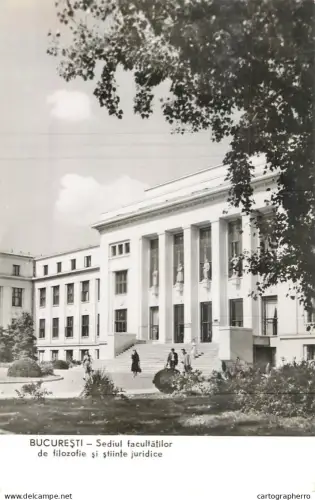 A6189 Romania Bucuresti Bucharest sediul facultatilor de filozofie si stiinte juridice