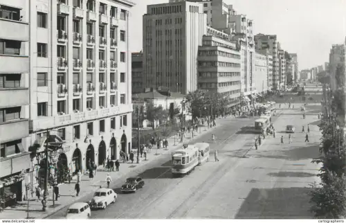 A6190 Romania Bucuresti Magheru avenue tramway