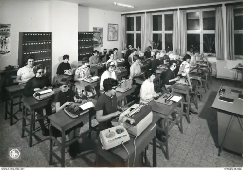 A6093 Belgium Bruxelles Institut Royal pour Sourdes et Aveugles classe de dactylo