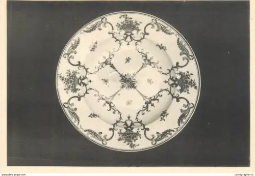 A6093 Morlanwelz Musee de Mariemont porcelaine de Tournai plat carte postale