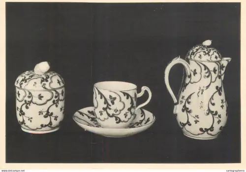 A6093 Morlanwelz Musee de Mariemont porcelaine de Tournai carte postale