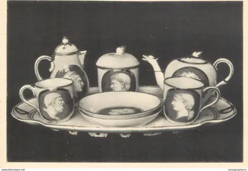 A6093 Morlanwelz Musee de Mariemont porcelaine de Tournai carte postale