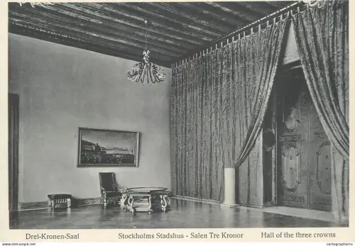 A6093 Stockholm Stadthus hall of the three crowns