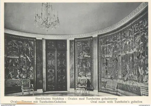 A6093 Stockholm Stadthus oval room