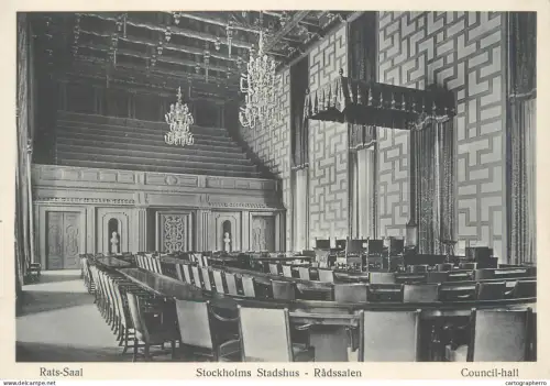A6093 Stockholm Stadthus council hall