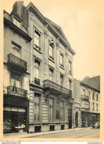 A6093 Belgium Ixelles-Bruxelles Maison Musee Camille Lemonnier facade de l`Hotel