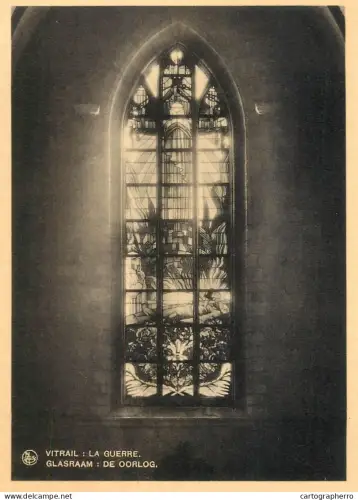 A6093 Tienen Necropole de Grimde vitrail