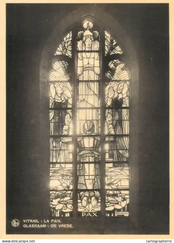 A6093 Tienen Necropole de Grimde vitrail