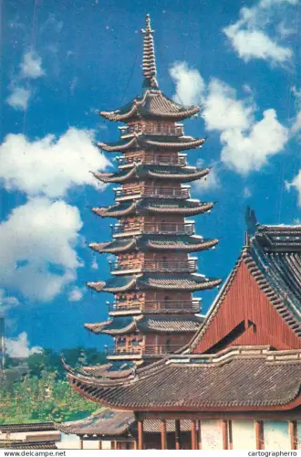 A6093 China Shanghai square tower in Songjiang