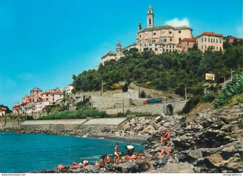 A5710 Italy Cervo Ligure beach view