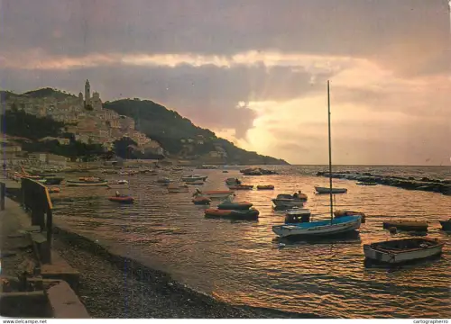 A5710 Italy Cervo Ligure Riviera dei Fiori tramonto