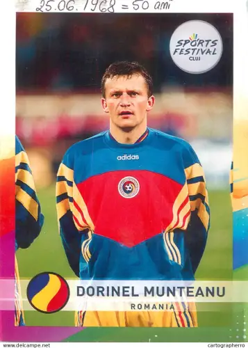 A6092 Card/print football Romania Dorinel Munteanu