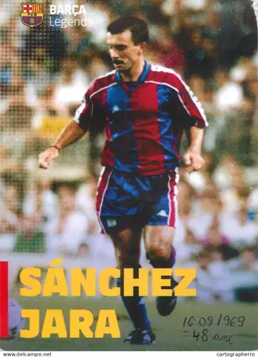 A6092 Card/print football Barca Legends Sanchez Jara