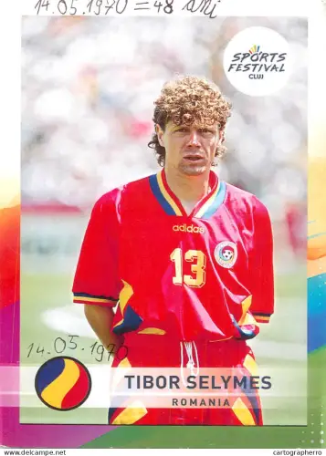 A6092 Card/print football Romania Tibor Selymes
