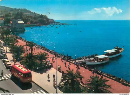A5710 Italy Rapallo lungomare e imbarcadero