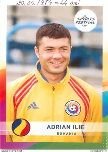 A6092 Card/print football Romania Adrian Ilie