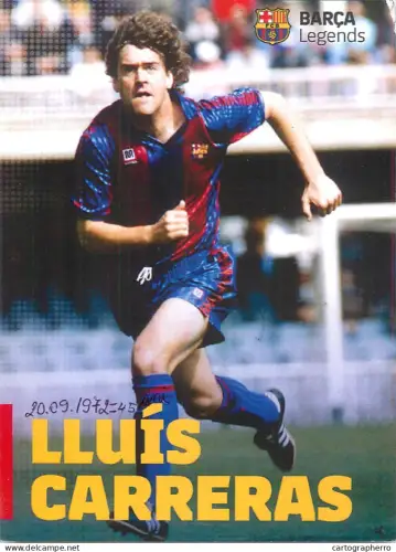 A6092 Card/print football Barca Legends Lluis Carreras
