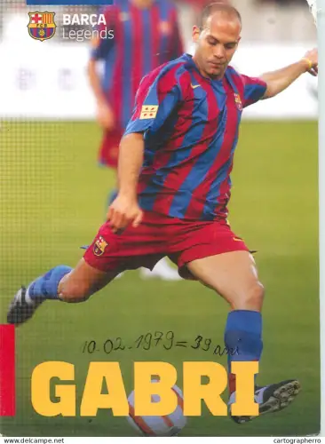 A6092 Card/print football Barca Legends Gabri