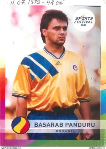A6092 Card/print football Romania Basarab Panduru