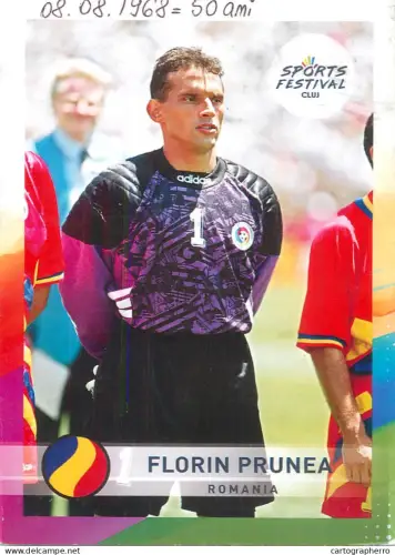 A6092 Card/print football Romania Florin Prunea goalkeeper