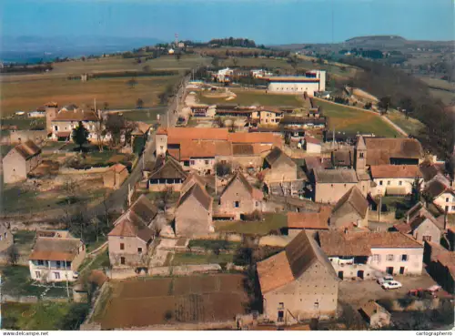 A5710 France Taize (Saone et Loire) vue de village et eglise de la Reconciliation