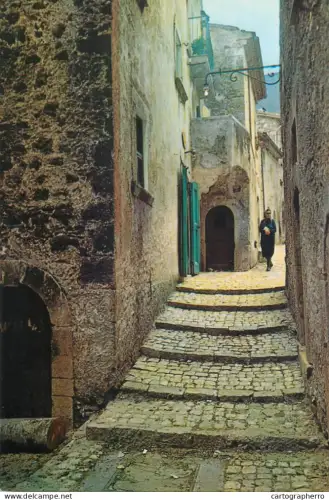 A5709 Italy Civitella Alfedena antico villaggio