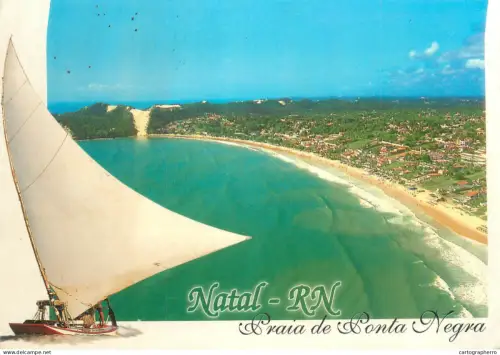 A5709 Brazil Natal Ponta Negra beach aerial view