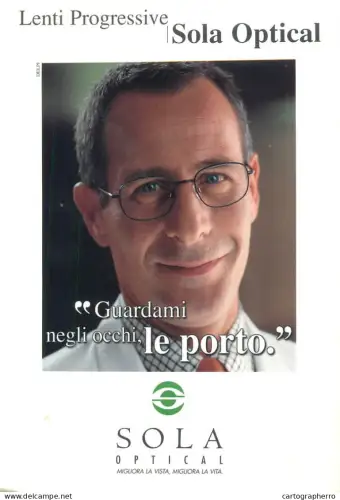 A5709 Advertising Guardami negli occhi Lenti Progressive Sola Optical