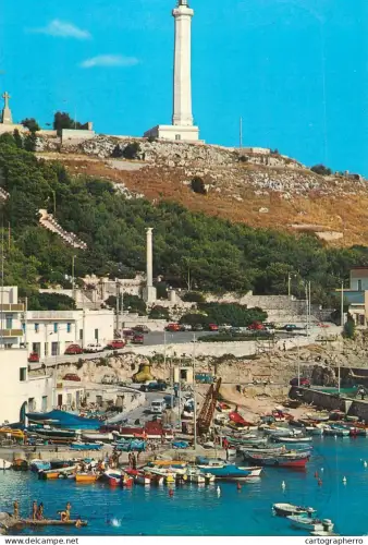 A5709 Italy Santa Maria di Leuca general view and the lighthouse