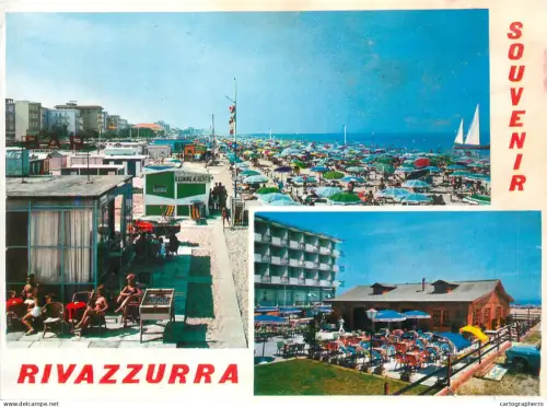 A5709 Italy Rivazzurra souvenir multi view