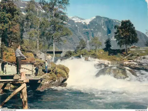 A5709 Norway Hellesylt salmon fishing