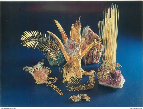 A5709 Brazilian Flora jeweled sculpture