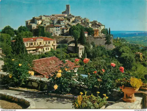 A5708  France Saint Paul (Cote d'Azur) vue generale