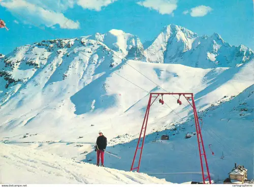 A5708 Italy Dolomiti Passo Pordoi La Marmolada winter scenery